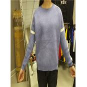 W68121852蓝梦蝶女套头毛衣MD