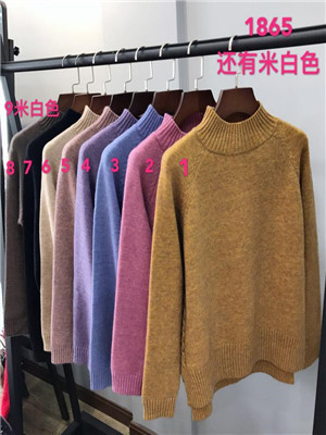 W68121865蓝梦蝶女套头毛衣MD