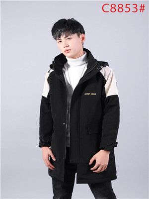 W90368853 现代王牌旅男长款加棉外套MD