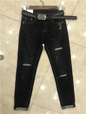 W63102605蓝色金典女牛仔长裤MD