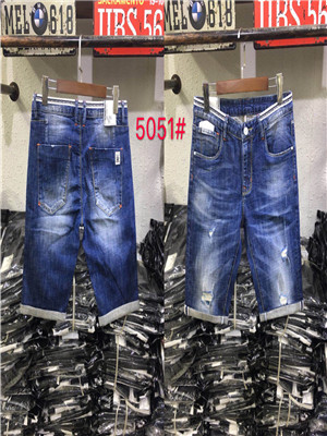 W05005051 野蛮魔男牛仔中裤HH