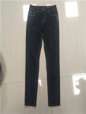 W36093643简舍女牛仔长裤(抓毛)MD