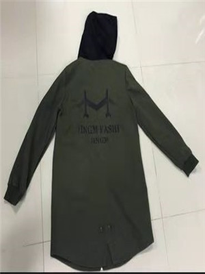 W1430199菲尚女中长风衣外套MD