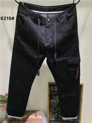 W31986219 酷道狼男牛仔工装裤HH(测)(抓毛)