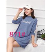 W6540871靓裳女套头中长毛衣MD