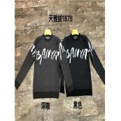 W69031878 巴域梵萨貂绒12针男毛衣MD