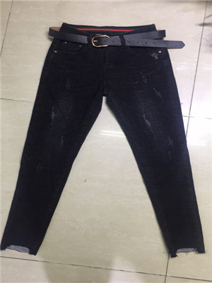 W00221861追潮女牛仔长裤(底抓毛)MD