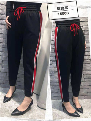 W629615008女休闲针织长裤MD