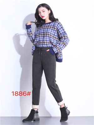 W90691886女休闲长裤(呢料)MD