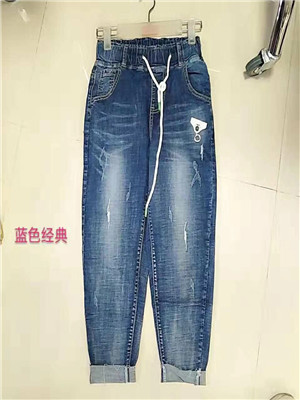 W63101875女牛仔高弹八分裤HH