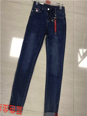 W63101917女牛仔高弹八分裤HH