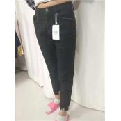 W3609D906简舍女牛仔长裤(磨毛)MD