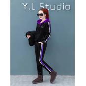 W356318937女长袖运动套(双面绒)HH(测)