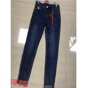 W63101917女牛仔高弹八分裤HH