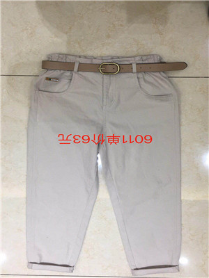 W34996011女休闲九分合体裤MD