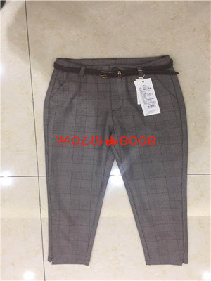 W34998008女休闲九分合体裤MD