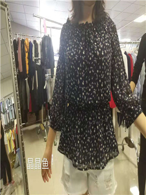 W3403527-1女中袖雪纺衬衫MD
