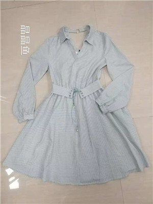 W3403606女夏季条纹连衣裙MD
