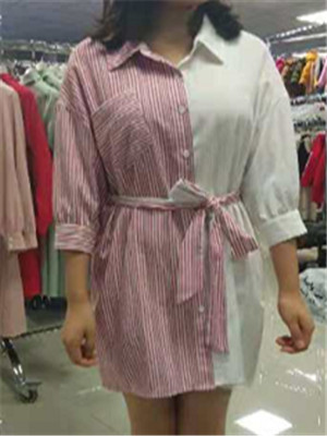 W367110538女夏季条纹连衣裙MD