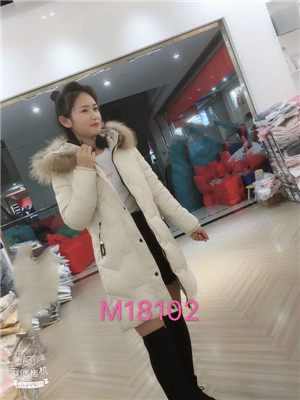 W901318102女中长加厚棉衣HH