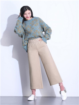 W90691887女休闲九分阔腿裤HH