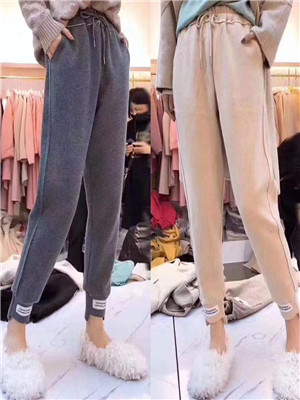 W346190281女休闲九分合体裤MD