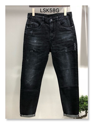 W055258G 男牛仔长裤HH(底抓毛)