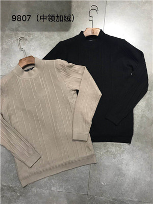 W10819807 男中领毛衣HH(包芯纱)