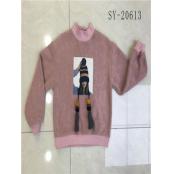W033320613女套头毛衣(貂绒)HH