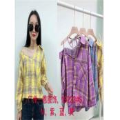 W133819233女长袖格子衬衫MD