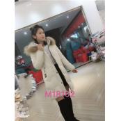 W901318102女中长加厚棉衣HH