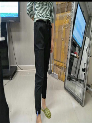 W34610775女休闲九分合体裤MD