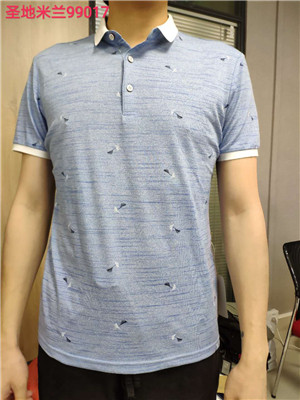 W100599017 男商务短袖T恤MD