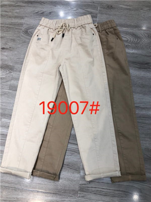 W906919007女休闲水洗棉九分裤HH