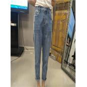 W604527981女牛仔九分裤MD