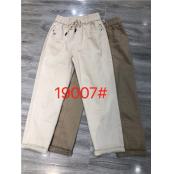W906919007女休闲水洗棉九分裤HH