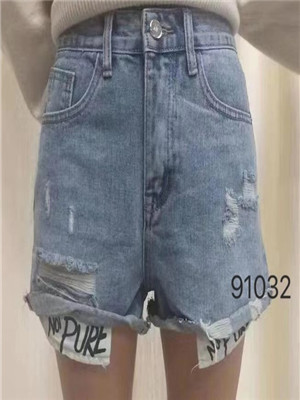 W150791032女牛仔三分裤HH