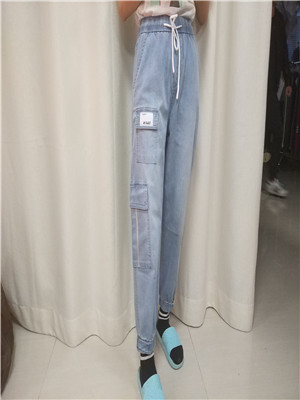 W35607756女牛仔九分裤MD