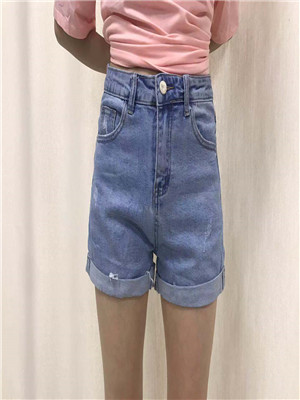 W15071223B女牛仔三分裤MD