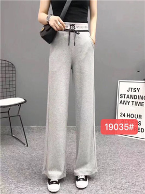 W906919035C女休闲阔腿长裤HH