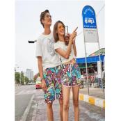 W80518988-8B情侣女休闲三分裤HH