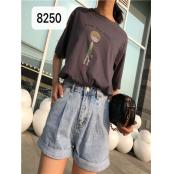 W37098250C女牛仔三分裤MD