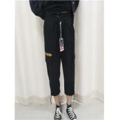 W30443777C女休闲七分裤HH