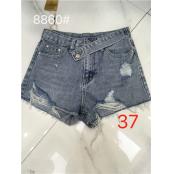 W35708860B女牛仔三分裤MD