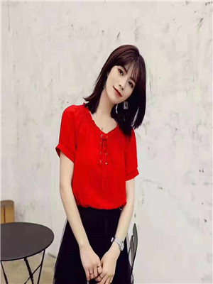 W32588907B女短袖衬衫HH
