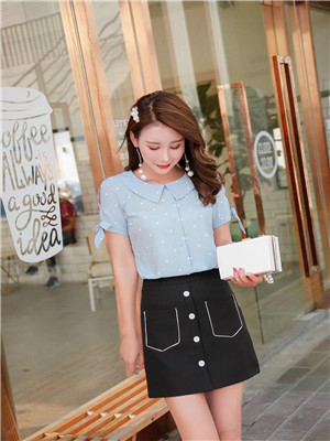 W3729915C女短袖衬衫MD