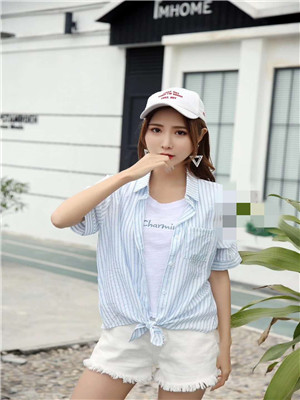 W37306928C女短袖衬衫MD