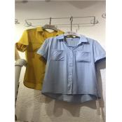 W3731709-1B女短袖衬衫MD