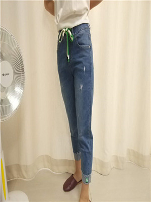 W63109763女牛仔八分裤HH
