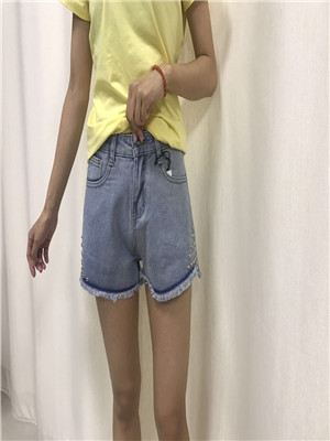 W05210669C女牛仔三分裤HH